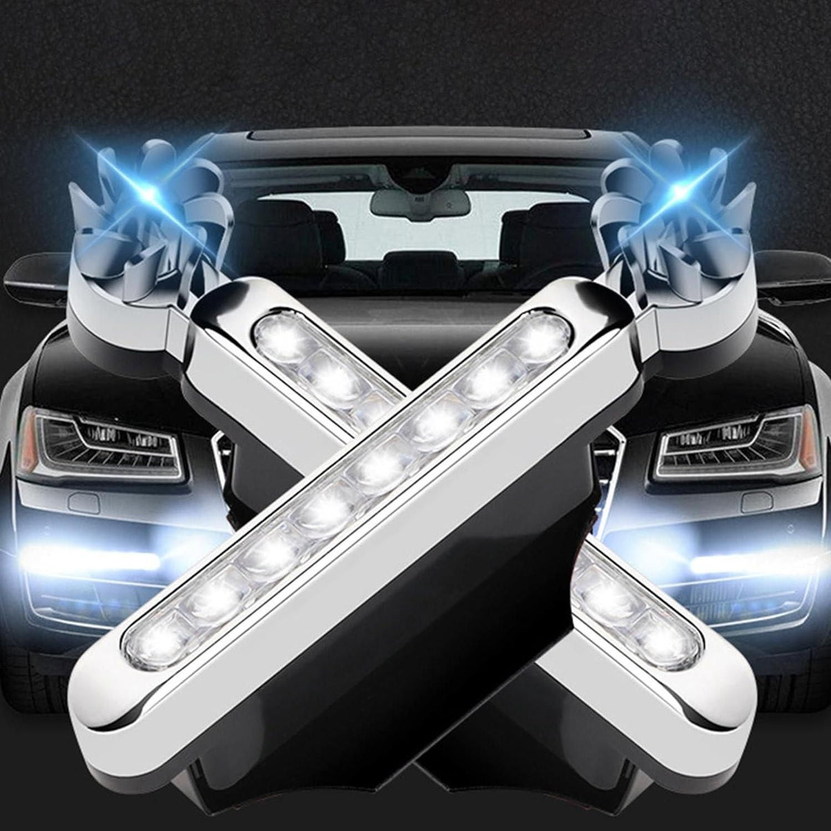 Car Wind Powered Light ABS (pack of 2)