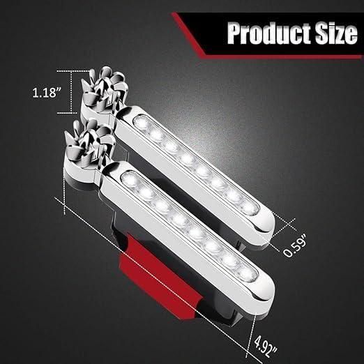 Car Wind Powered Light ABS (pack of 2)