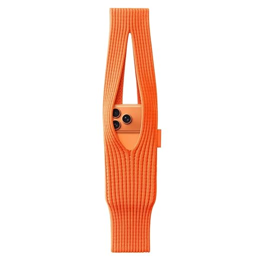 3D Knitted for iPhone Pouch with Crossbody Strap pack of 1 (random colour)