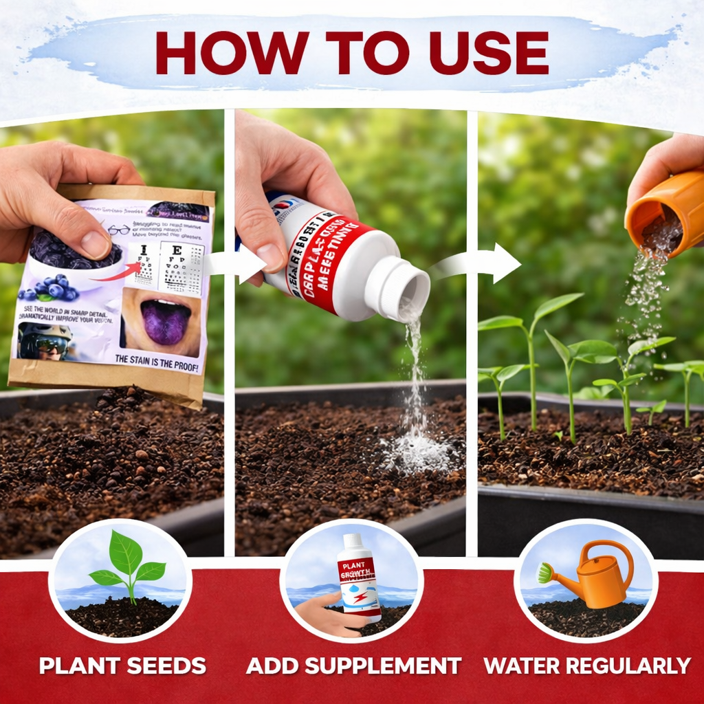 Buy 1 Get 1 Free Changbai Mountain Dried Blueberries Seeds With Plant Growth Supplement Free