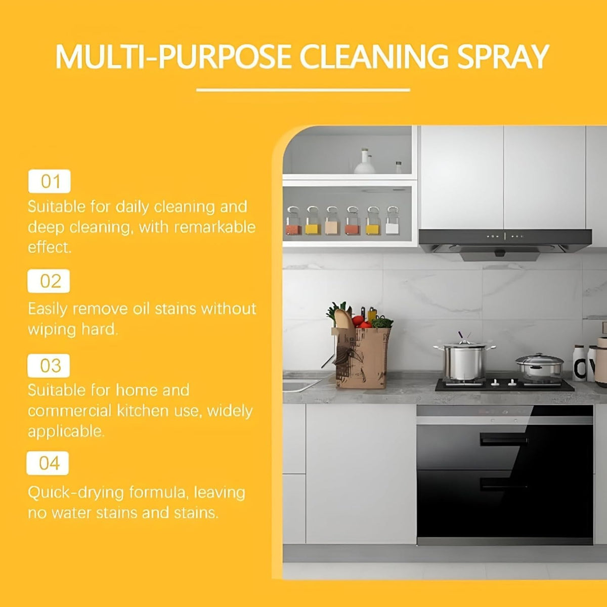 Greasy Dirt Clean Spray 100ml each pack of 2