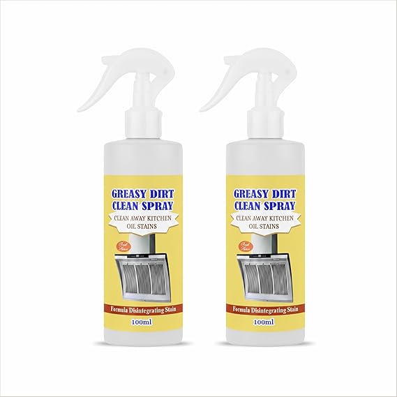 Greasy Dirt Clean Spray 100ml each pack of 2