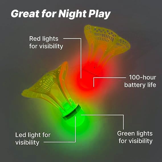 2pc LED Shuttlecock Set for Badminton