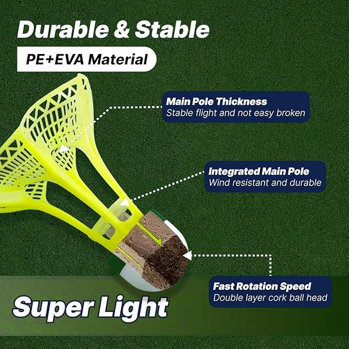 2pc LED Shuttlecock Set for Badminton