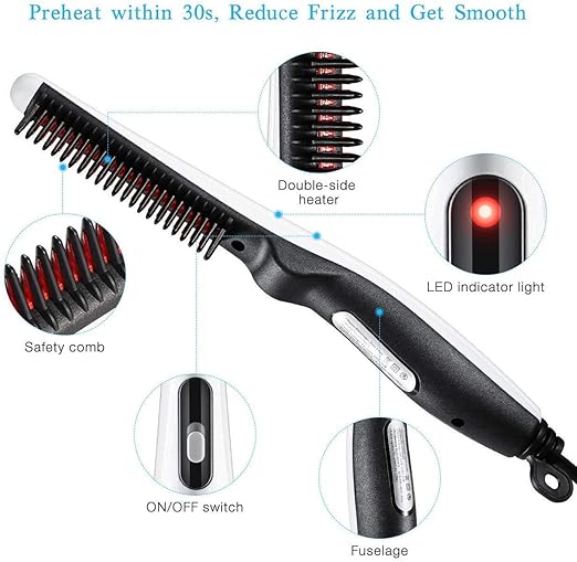 Travel Portable Styling Comb beard iron