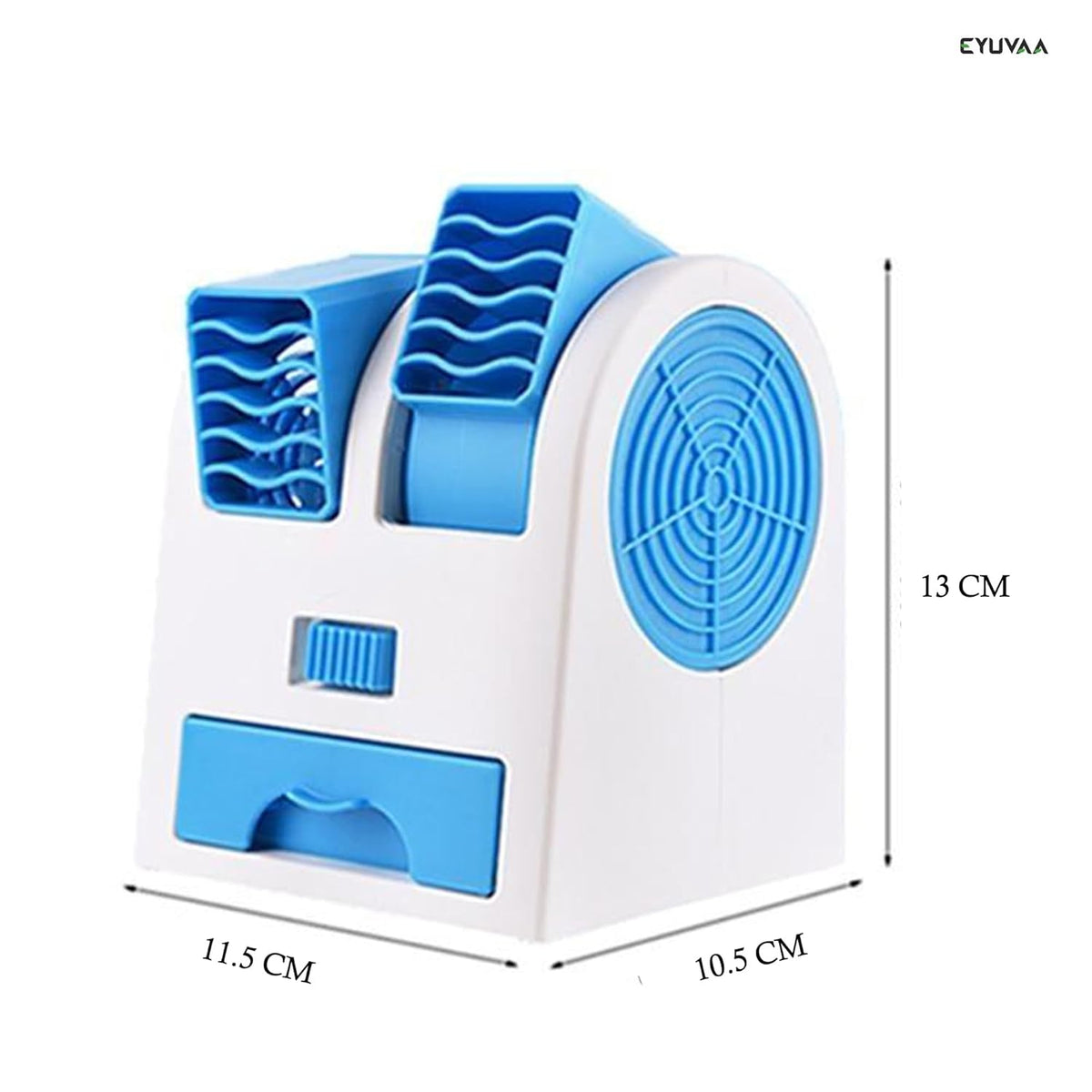 Portable Mini Cooler USB and Battery Operated (Multicolour)