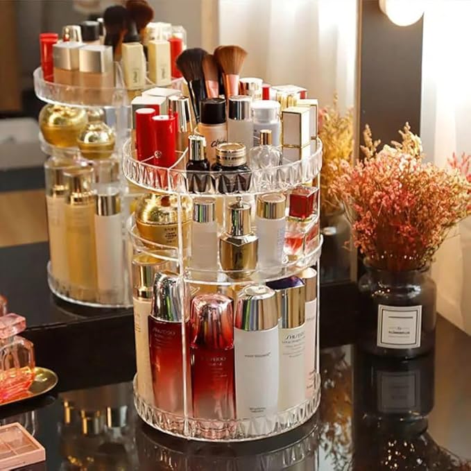 360° Rotating Adjustable Cosmetic Organizer