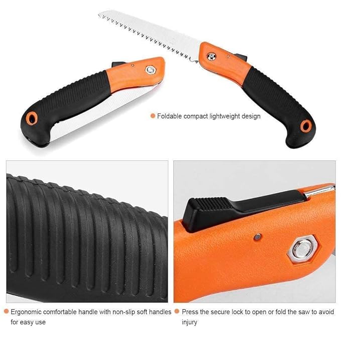 Foldable Heavy Duty Cutter Saw Home Tools Garden Farm Supplies Hand Scissors Trim Trees Bonsai Accessories Pruner Tree Cutting Gardening- 1 Piece