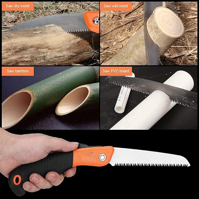 Foldable Heavy Duty Cutter Saw Home Tools Garden Farm Supplies Hand Scissors Trim Trees Bonsai Accessories Pruner Tree Cutting Gardening- 1 Piece