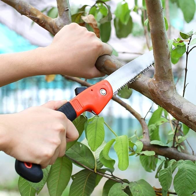 Foldable Heavy Duty Cutter Saw Home Tools Garden Farm Supplies Hand Scissors Trim Trees Bonsai Accessories Pruner Tree Cutting Gardening- 1 Piece