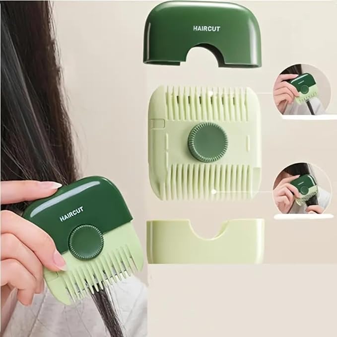 2-in-1 Professional Hair Cutting and Thinning Comb pack of 1 (random color)