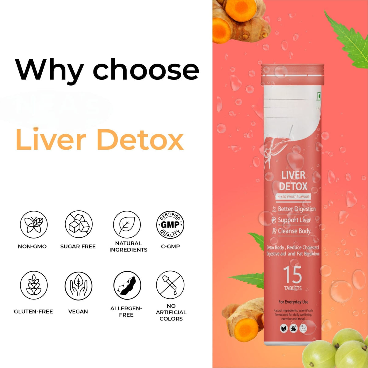 Liver Detox Effervescent Tablets