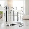 7 in 1 Dental Tools Kit Professional Stainless Steel Teeth Cleaning Kit