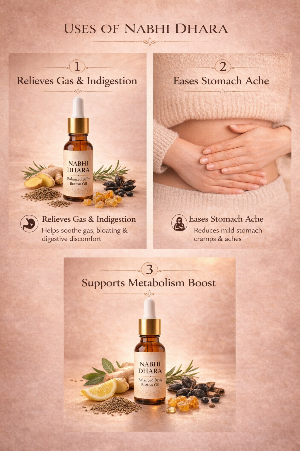 Dhara balanced belly button oil (pack of 1)