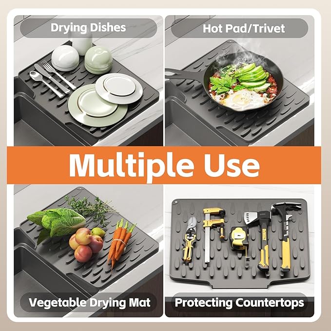 Extra Large Silicone Dish Drying Mat