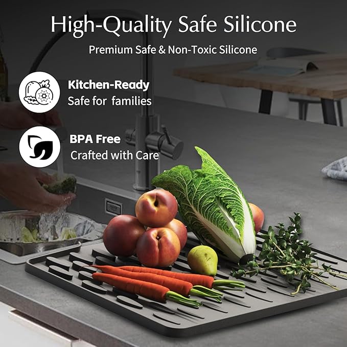 Extra Large Silicone Dish Drying Mat
