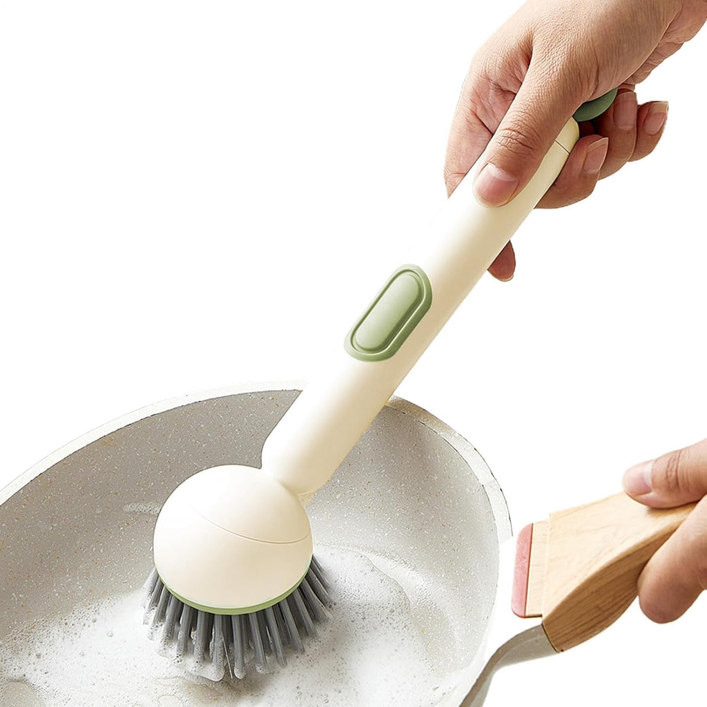 Dish Soap Brush with Soap Dispenserpack of 1 (random colour)