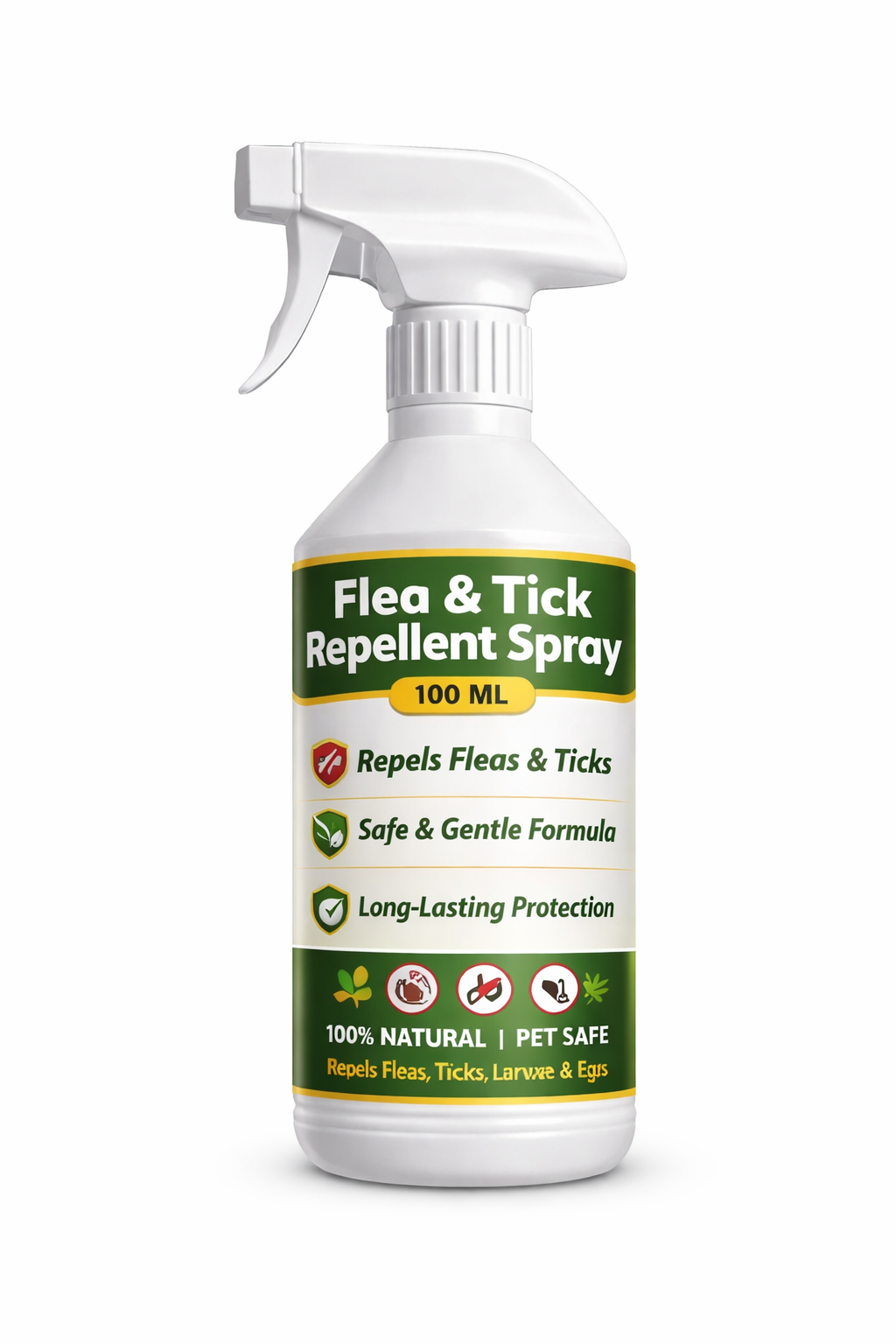 100 ML flea and tick repellent spray (pack of 1)