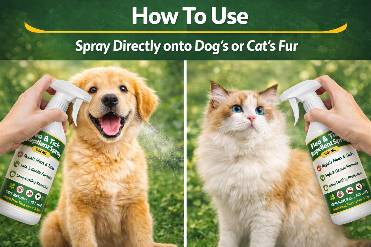 100 ML flea and tick repellent spray (pack of 1)