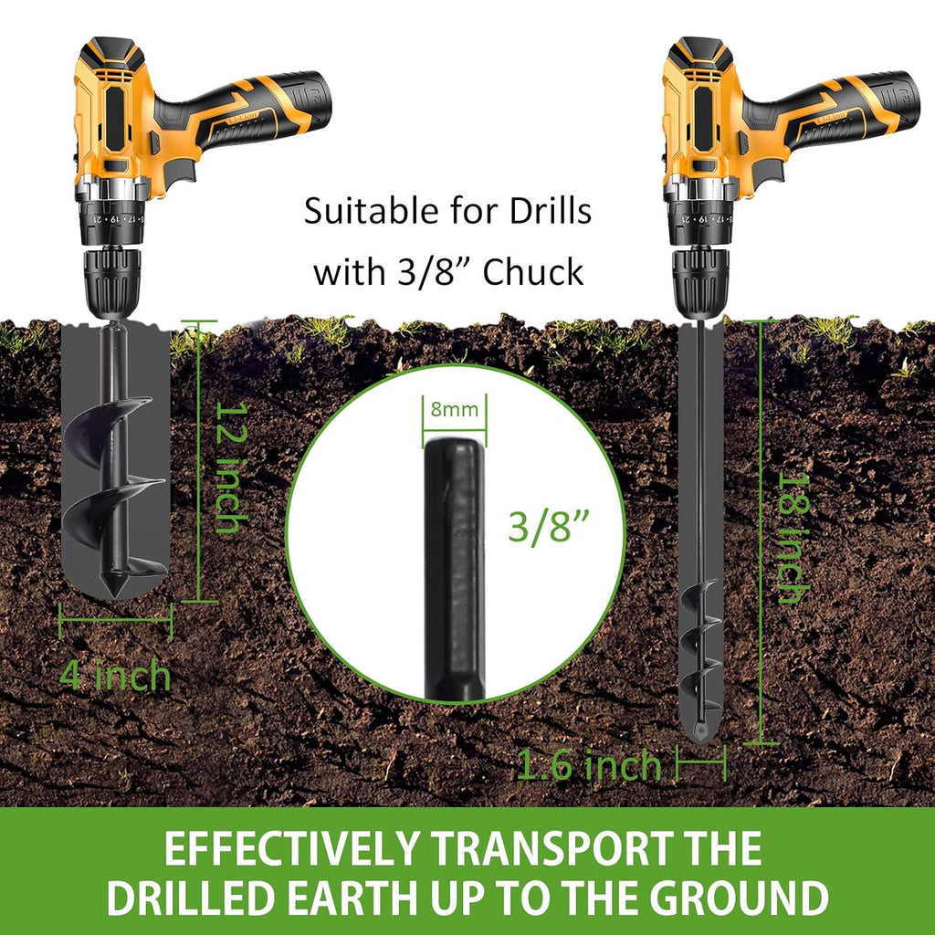 Auger Drill Bit for Planting