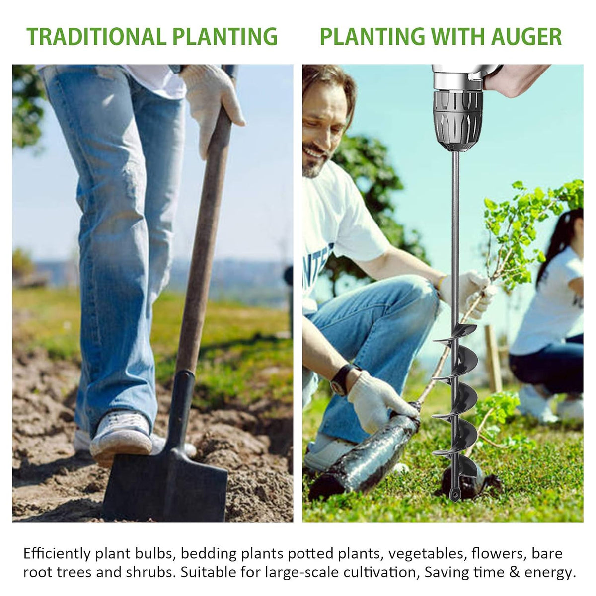 Auger Drill Bit for Planting