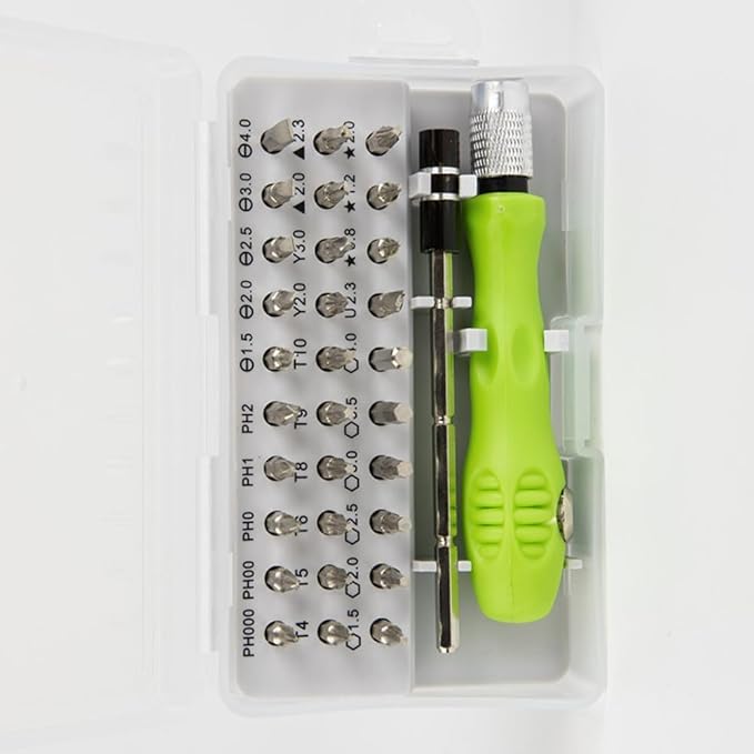 32 in 1 Interchangeble Multipurpose Mini Screwdriver Set Magnetic Slot Wrench Bits Repair Tools Kit