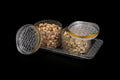 Airtight Dry Fruit Containers with Lid & Serving Tray
