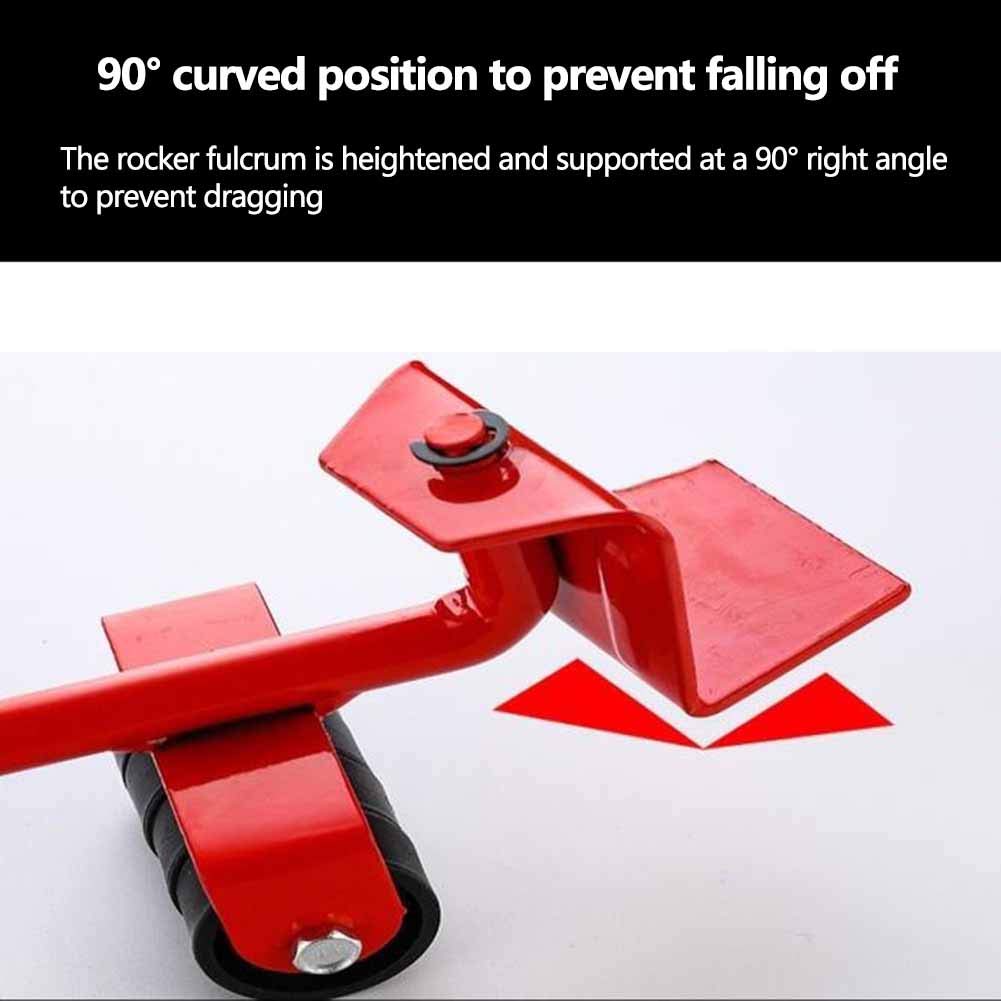 Furniture Lifter -Furniture Lifter Mover Tool Set Heavy Duty Furniture Shifting Lifting Moving Tool with Wheel Pads