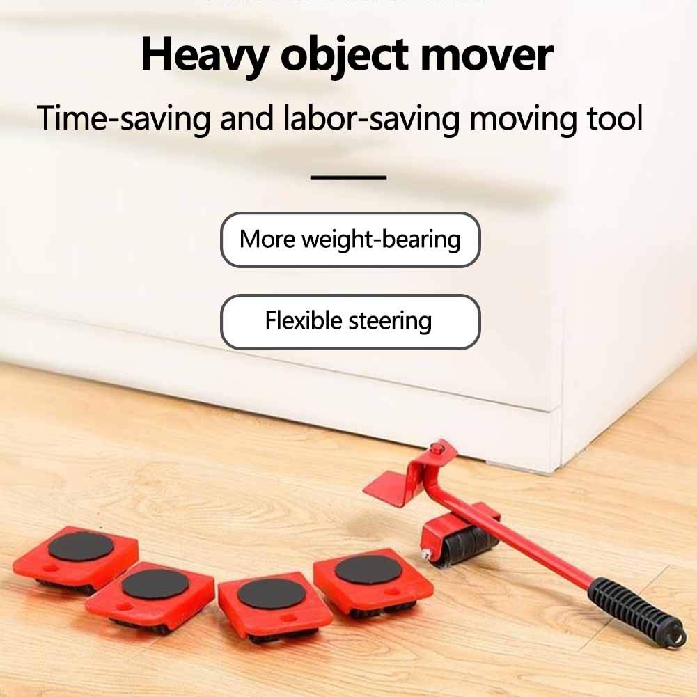 Furniture Lifter -Furniture Lifter Mover Tool Set Heavy Duty Furniture Shifting Lifting Moving Tool with Wheel Pads