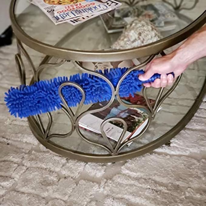Foldable Microfiber Fan Cleaning Duster Steel Body Flexible Fan mop