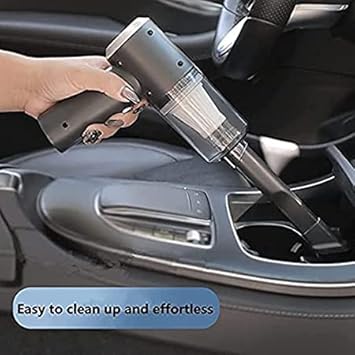 vaccum cleaner,Handheld Vacuum Car Cleaner Air Duster Wireless Rechargeable Home Pet Hair Vacuum with Powerful Cyclonic (2 in 1 Vaccum)