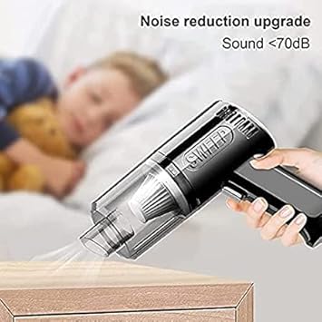 vaccum cleaner,Handheld Vacuum Car Cleaner Air Duster Wireless Rechargeable Home Pet Hair Vacuum with Powerful Cyclonic (2 in 1 Vaccum)