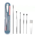 Ear Wax Cleaner, Ear Pick Earwax Removal Kit, Ear Cleaning Tool Set, Ear Curette Ear Wax Remover Tool with a Storage Box