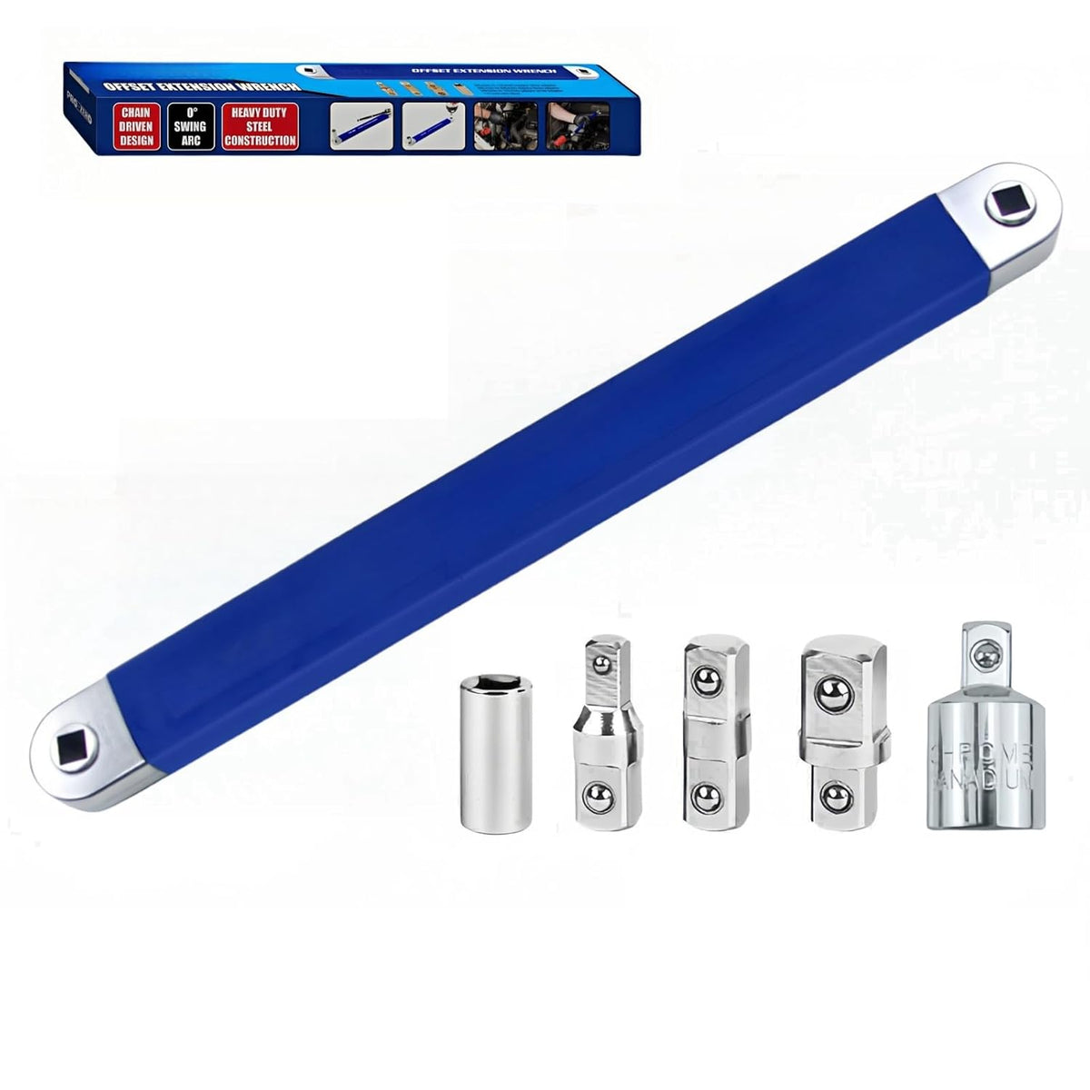 offset extension wrench