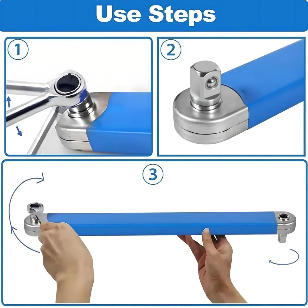 offset extension wrench