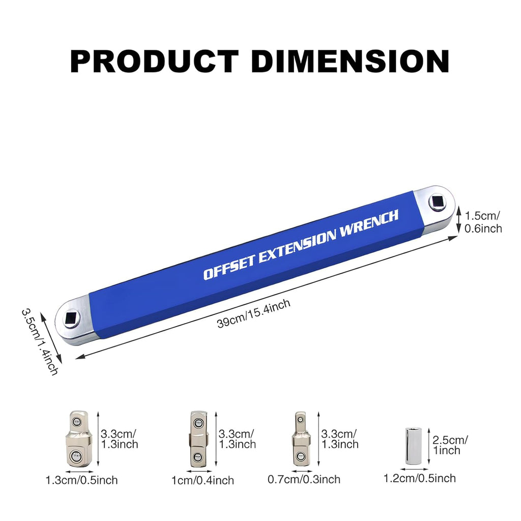 offset extension wrench