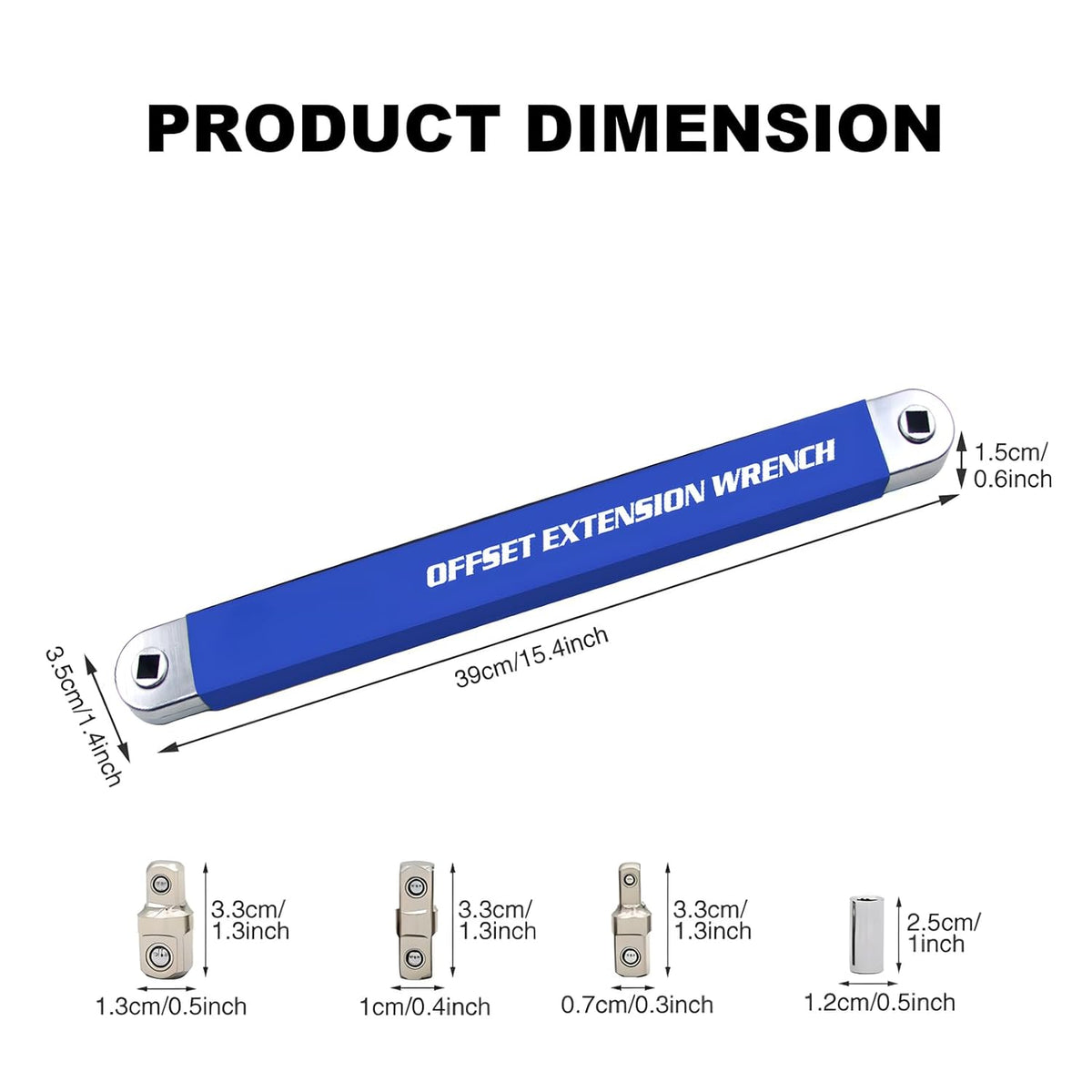 offset extension wrench