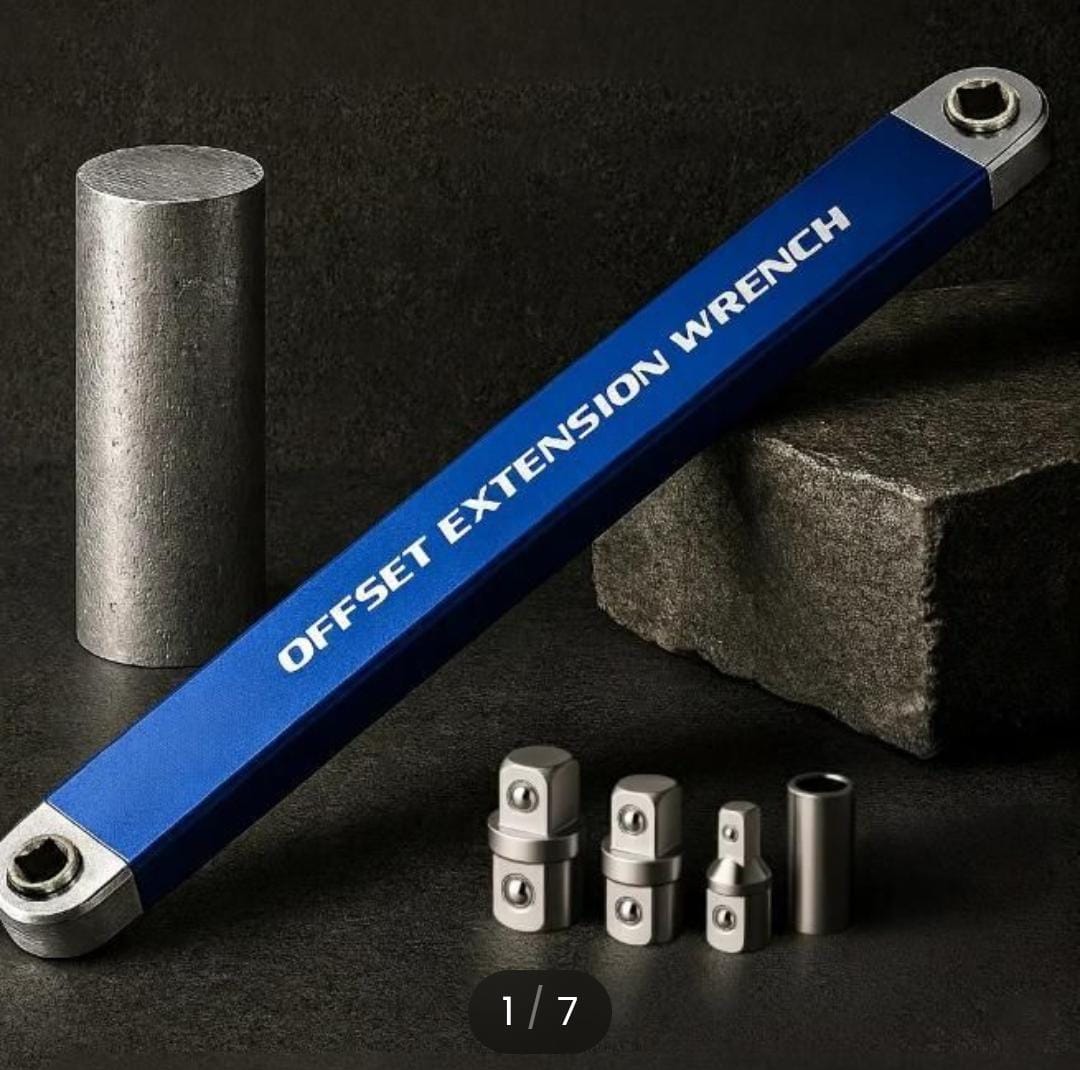 offset extension wrench