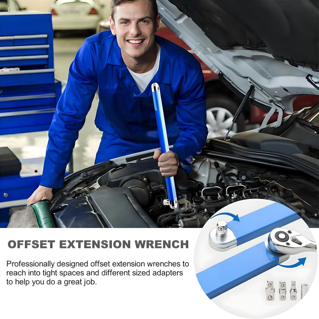 offset extension wrench