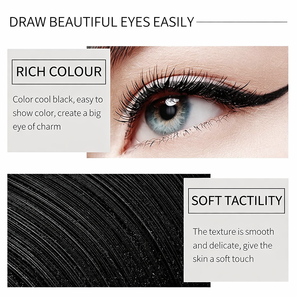 Long-Lasting Gel Eyeliner, Pack of 2