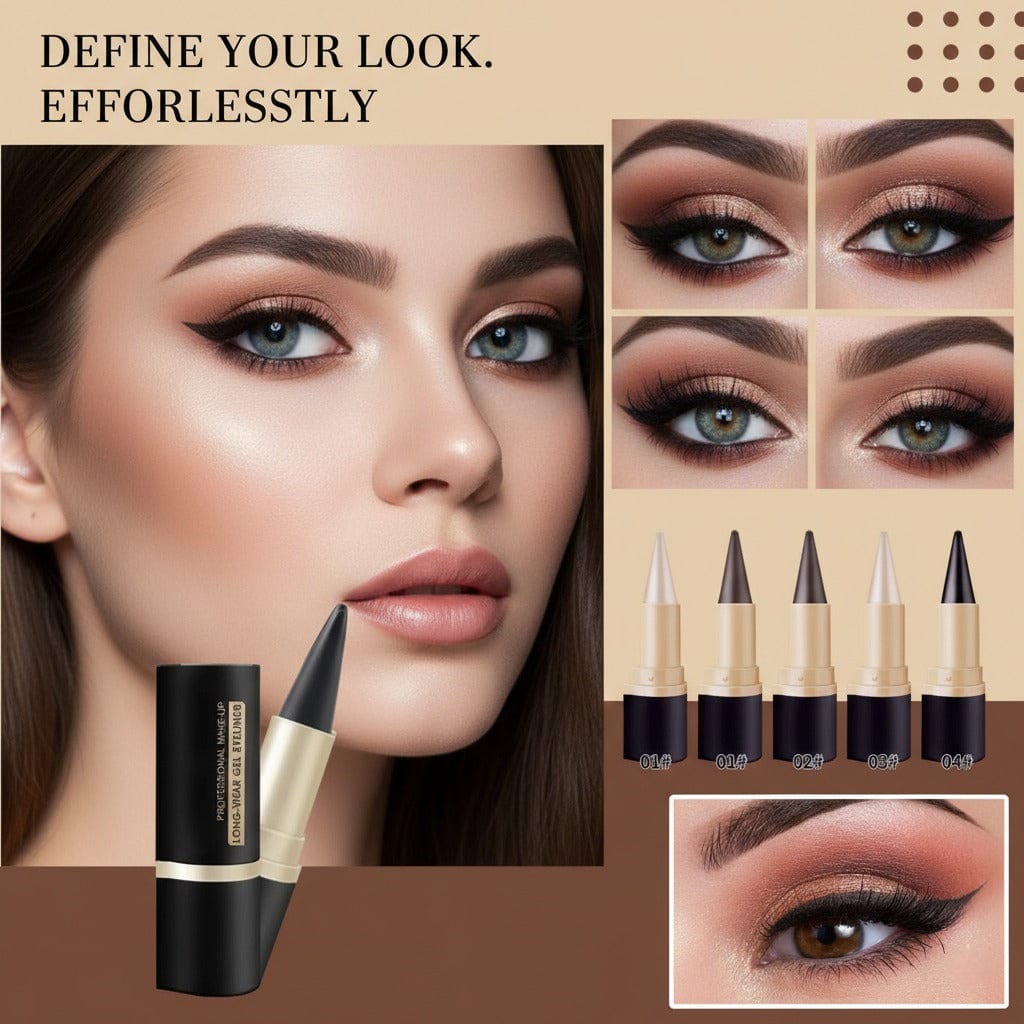 Long-Lasting Gel Eyeliner, Pack of 2