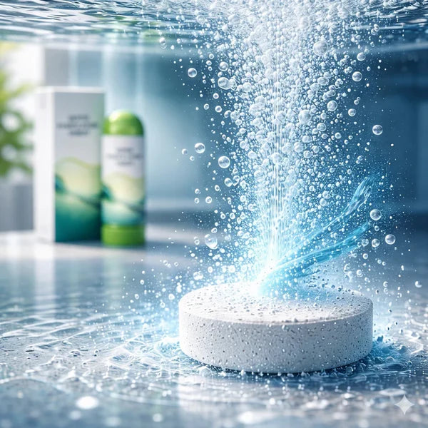 Fish Tank Water Treatment Tablets for Clear Water & Odor Control pack of 1(10 tablets)