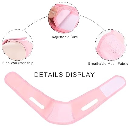 Reusable Silicone Double Chin Reducer Face Slimming V Line Belt
