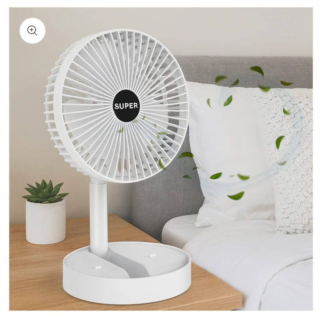 Portable Foldable Table Fan  in random color