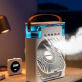 Portable Humidifier Air Cooler Mini Fan for Home, 3 Speed Mode, with Water Spray