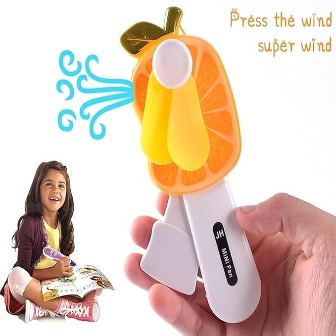 Compact and Adjustable Cooling Fan for Infants multicolour pack of 2