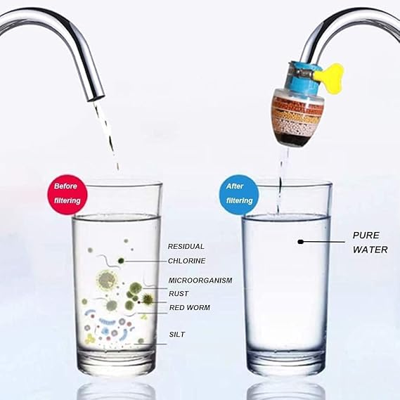 Faucet Filter- Six Layer Activated Carbon Water Faucet Filter (pack of 1)