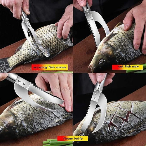 3-in-1 Fish Scaler Scrapper