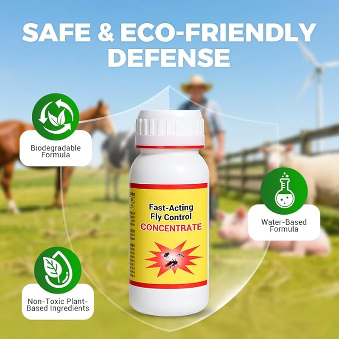 Fast-Acting Fly Control Concentrate 200ml  pack of 2