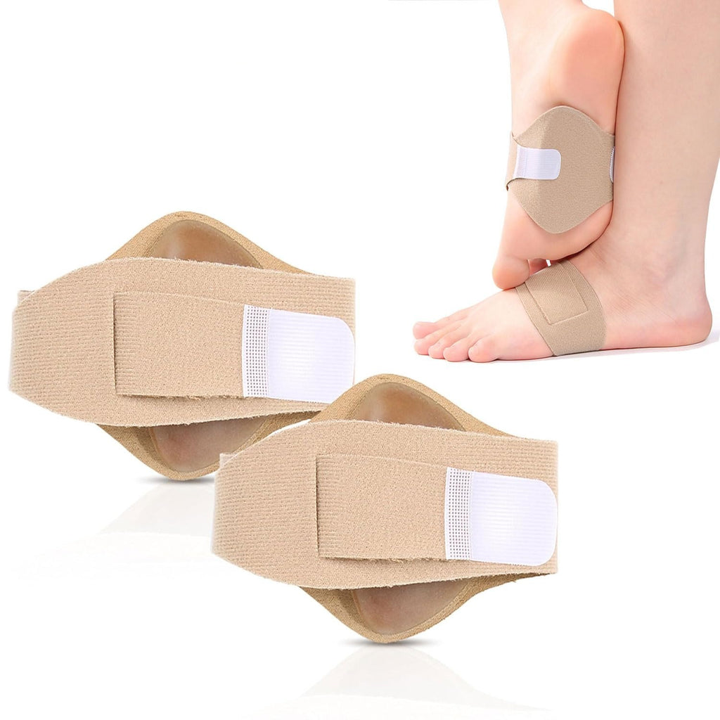 1 Pair Arch Support Sleeves – Metatarsal Compression Brace for Flat Feet, Plantar Fasciitis Relief, Foot Pain Support, Cushioned Gel Pad Sock for Men & Women, Breathable Elastic Sleeve for Daily Use